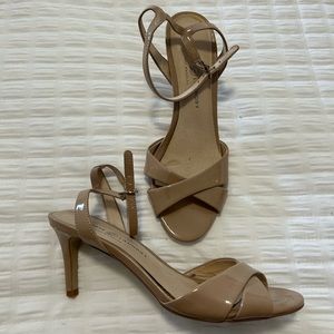 Nude Summer Open-toe Heels
